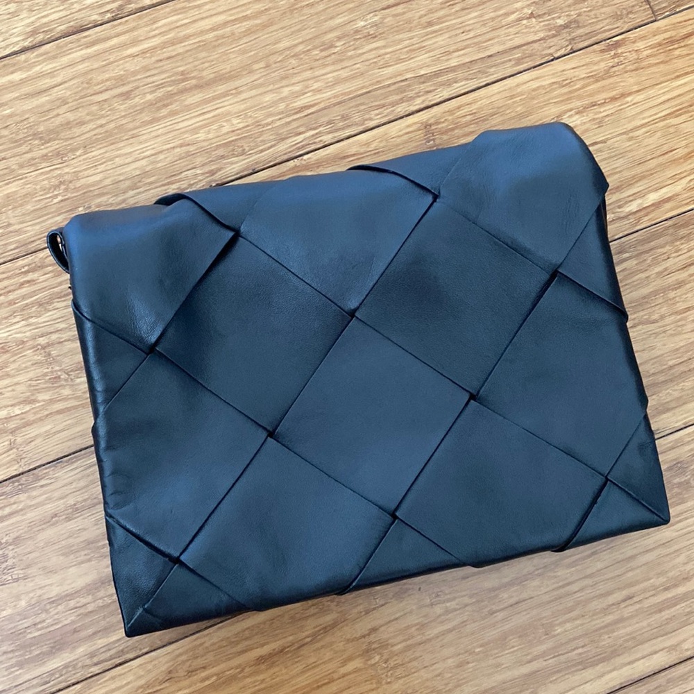 & Other Stories Braided Leather Bag